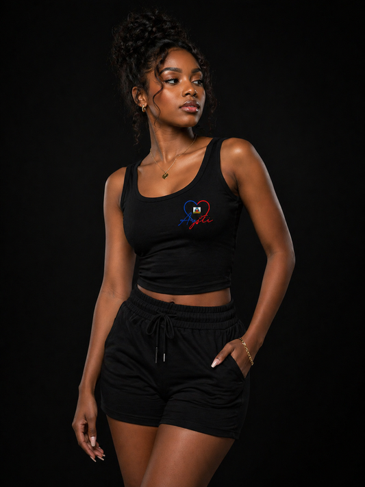 AYITI HEART CROP SET-BLACK EDITION