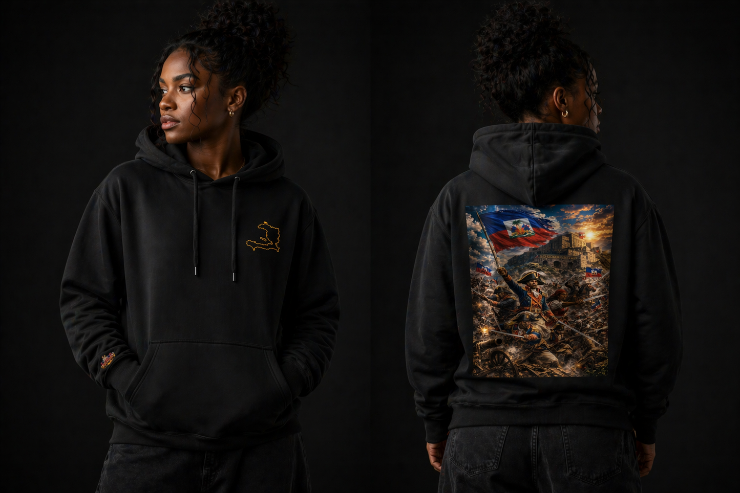 CITADELLE FURY BLACK HOODIE UNISEX